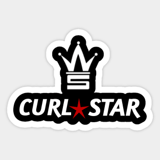 Curl Star Sticker